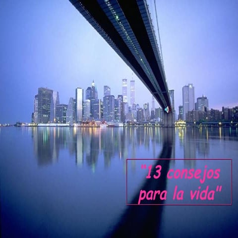 13 Consejos Importante