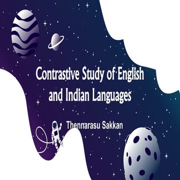 13 contrastive study of english and indian language | PDF