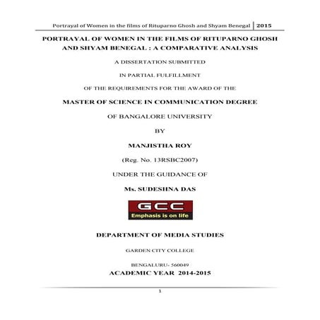 Masters' dissertation