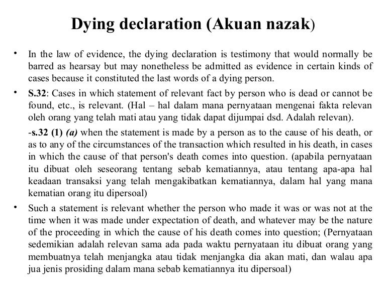 What Happens When A Declaration Of Dying Is Recorded? – JAENEA
