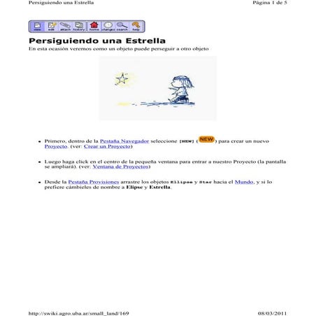 PERSIGUIENDO UNA ESTRELLA - ETOYS