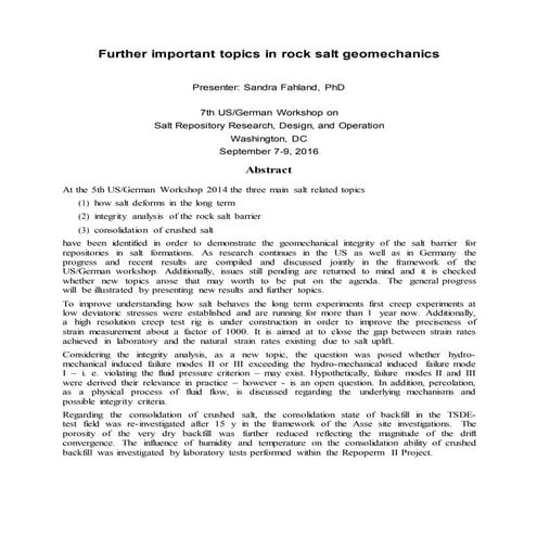 13 fahland further important topics in rock salt geomechanics