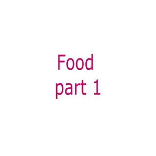  food -english vocabulary for first...
