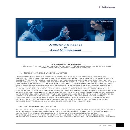 13 fundamental reasons to SELL STOCKS