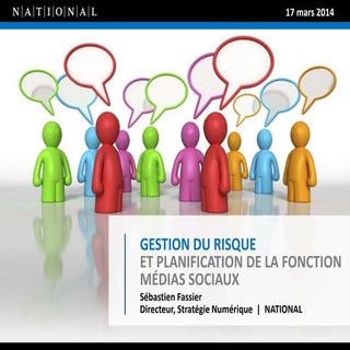 Gestion du risque et planification ...