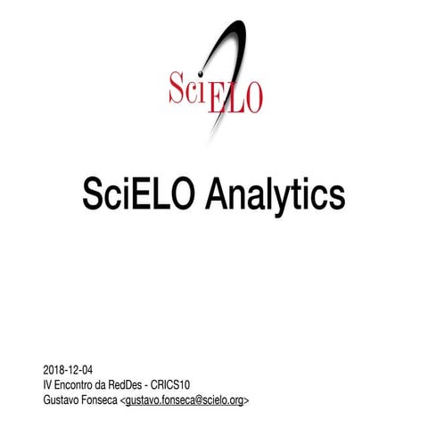 SciELO Analytics