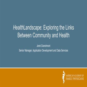 Health Landscape 