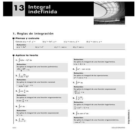 13 integral indefinida
