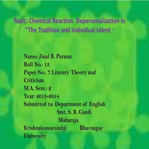 paper no-7 literary theory and criticism "chemical reaction denationalization...