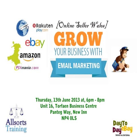 13 June Free Email Marketing Event  - Torfaen Business Centre