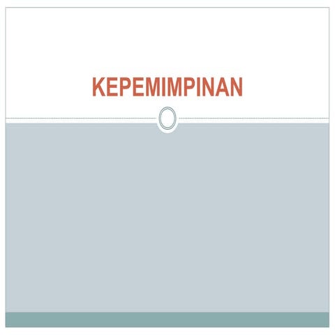 kepemimpinan