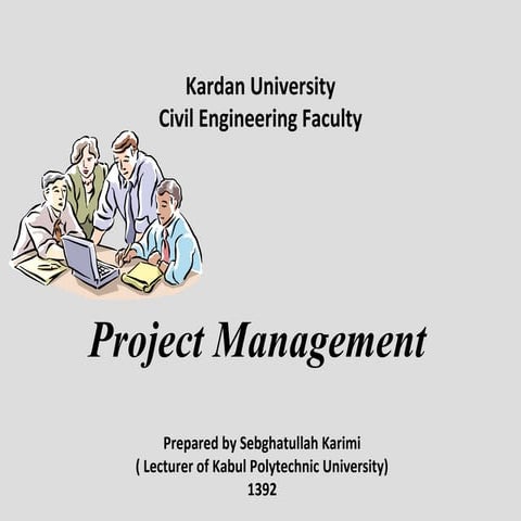13 lecture project management