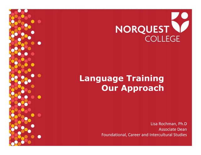 Lisa Rochman: Workplace-related Language Training
