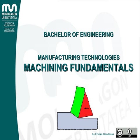 Machining fundamentals