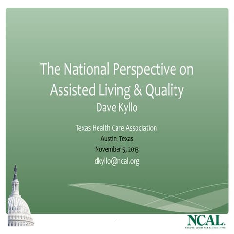 ATX22-Assisted Living Day "The National Perspective on Assisted Living and Qu...