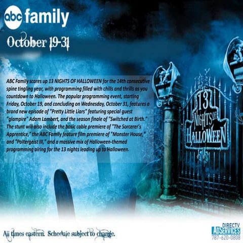 13 nights of halloween