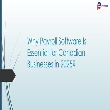 What is Best HR and Payroll Software for Small Business in Canada? | PPTX