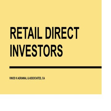 NEW RETAIL DIRECT INVESTOR SCHEME | PPTX