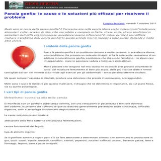 Pancia gonfia: le cause e le soluzi...