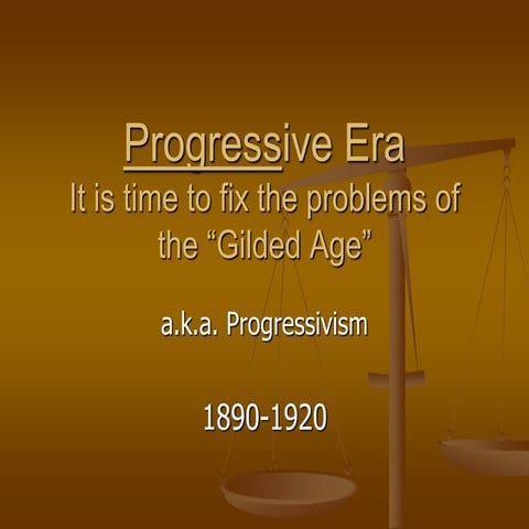 13 progressive era