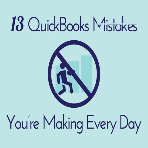 13 Common Quickbooks Problems