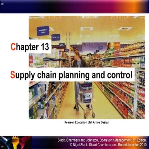 13 supply chain planning and control_Operations Management