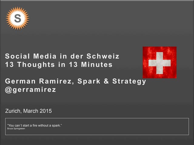 Social Media Trends in Switzerland ...