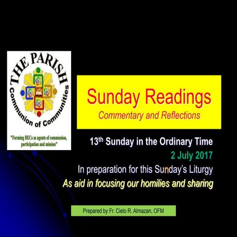 13th Sunday A