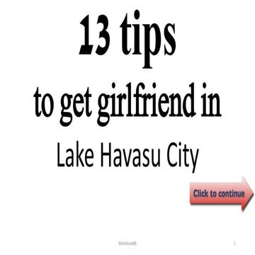 13 tips to get girlfriend in lake havasu city