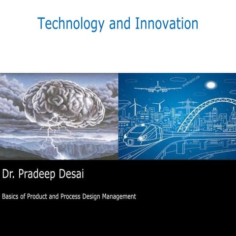 Basics of Product and Process Design Management