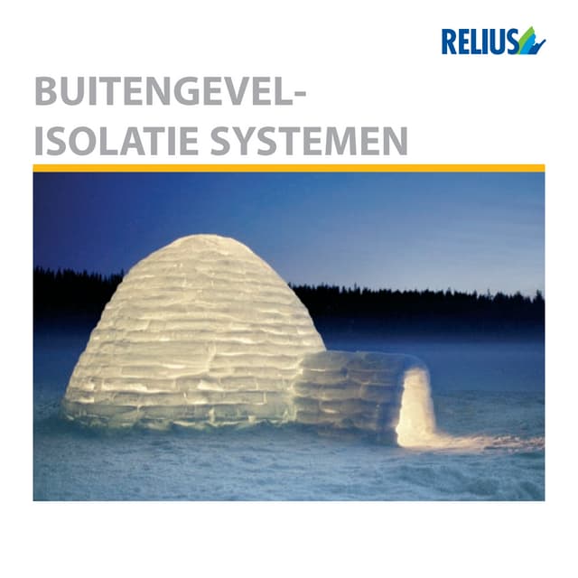RELIUS Buitengevelisolatie