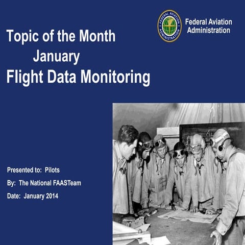 Topic of the Month (14-01): Flight Data Monitoring