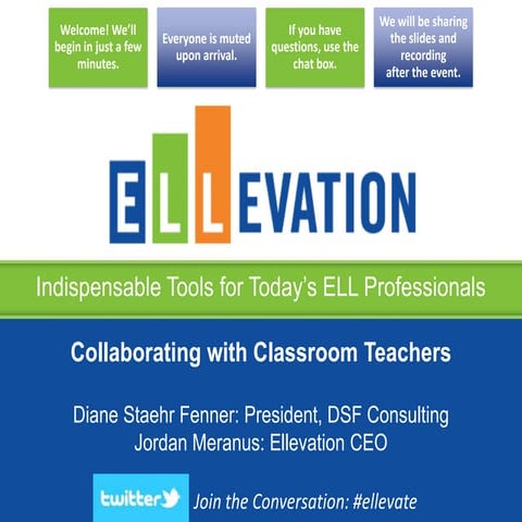 ELL Educators & Classroom Teachers: Collaborating for Success 