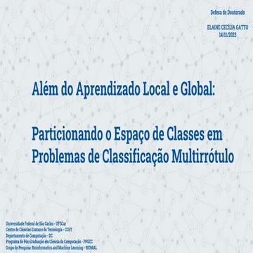 Além do Aprendizado Local e Global: Particionando o espaço de classes em prob...