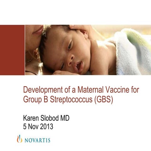 Novartis Group B Streptococcus vaccine programme