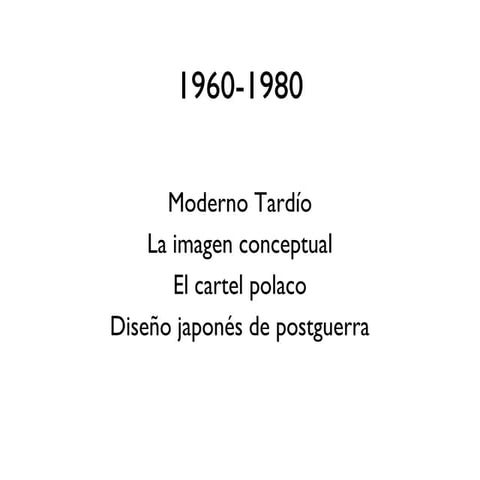 1960-1980 imagen conceptual (Polonia y Japón en la posguerra)