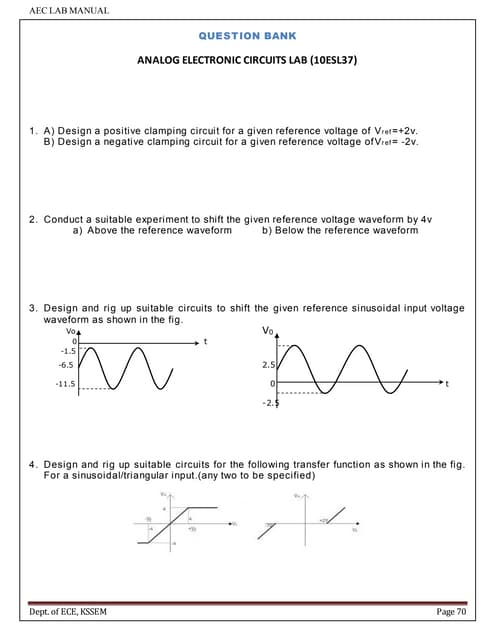 aec lab question Bank