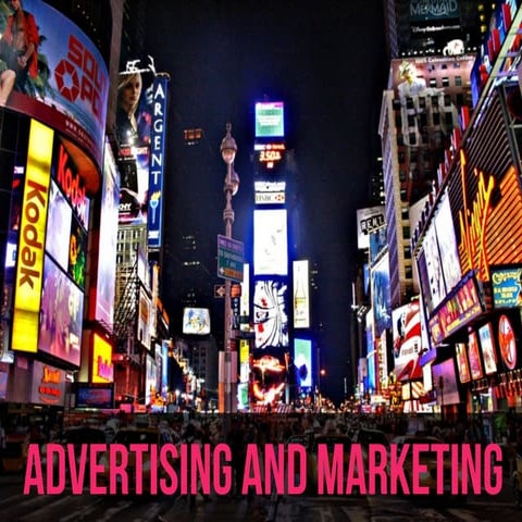 14. Advertising and marketing