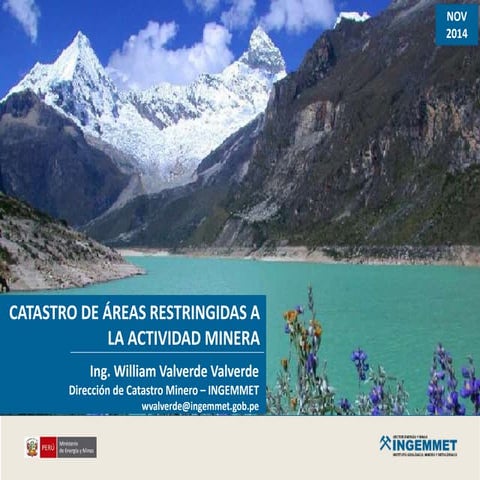 Catastro de Áreas Restringidas 