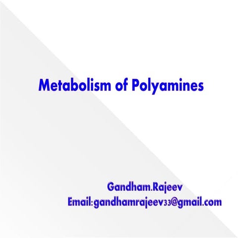 POLYAMINES