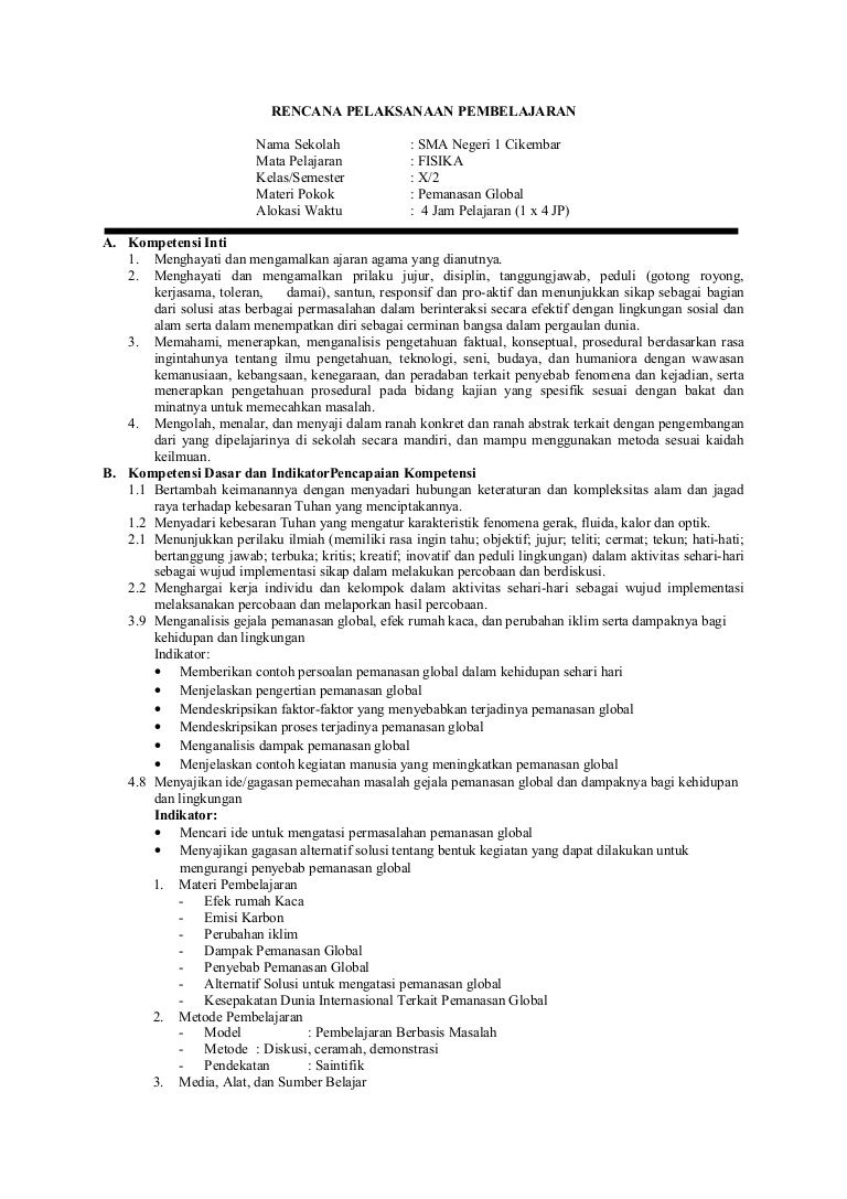 14 Sma Kelas Xi Rpp Pemanasan Global Karlina 1308233 1