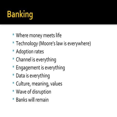 Bank 3.0 | PPT