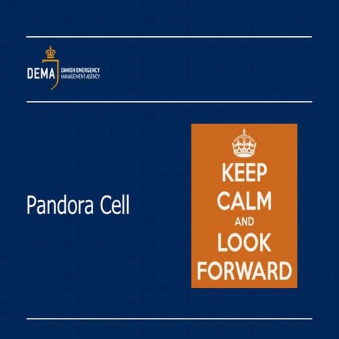 Pandora Cell. Danish emergency management agency | PPTX