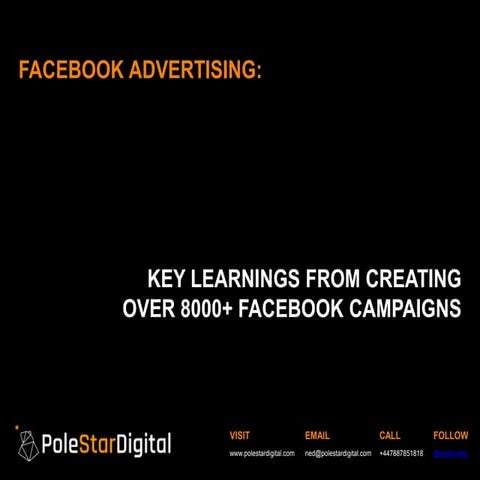 Key Learnings From Creating 8000+ Facebook Ads Campaigns @ #MancSAS