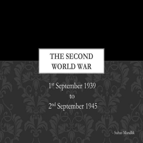The Second World War