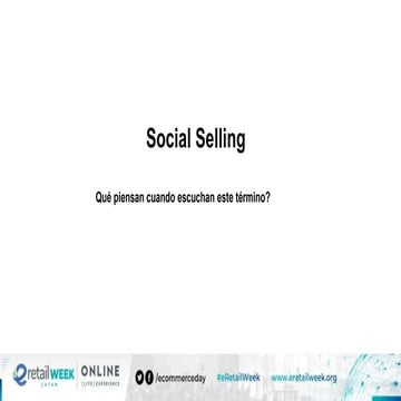 Hernan Litvac - eRetail Week Online [Live] Experience - Hands On