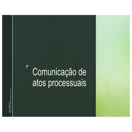 14. Comunicação de atos processuais.pdf