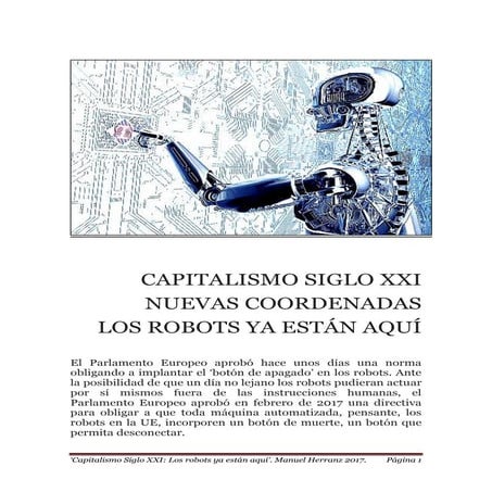 2 Capitalismo siglo XXI. Robots2.0