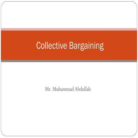 Collective Bargaining