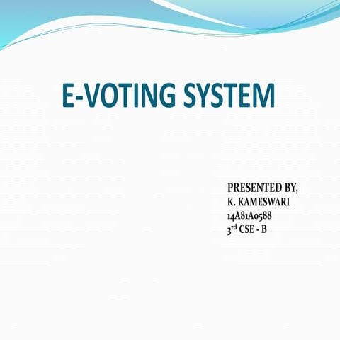 e-voting system
